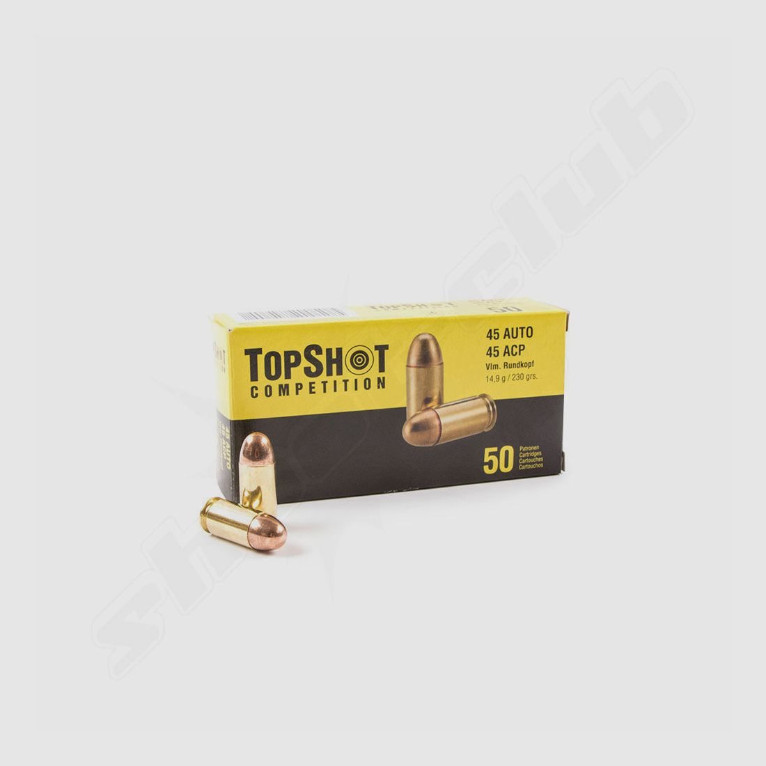 TopShot Competition FMJ 230grs 50St .45ACP, Bild 1 von 2
