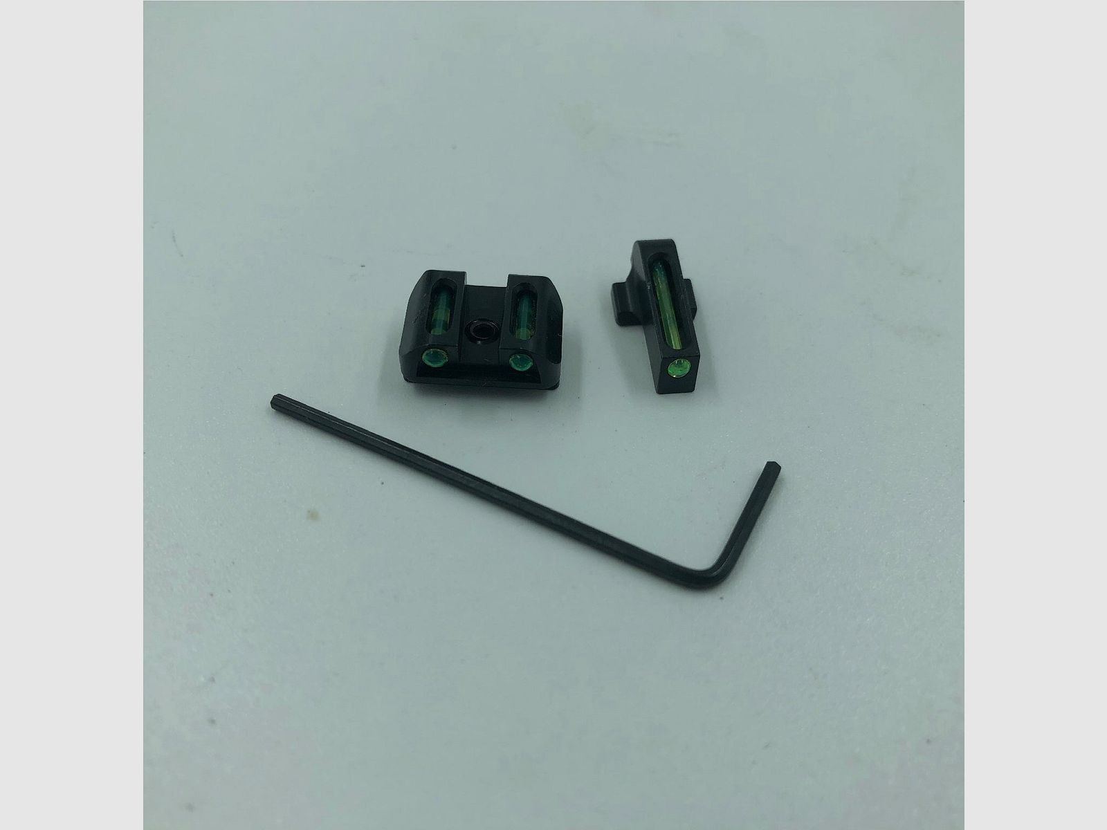 MIRA Y MIRILLA EN FIBRA ÓPTICA VERDE PARA SIG P320