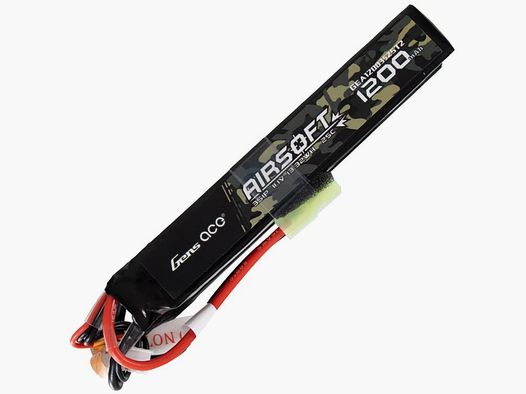 Gens Ace 111V 1200mAh 25C LiPo Dubbele Stick Type
