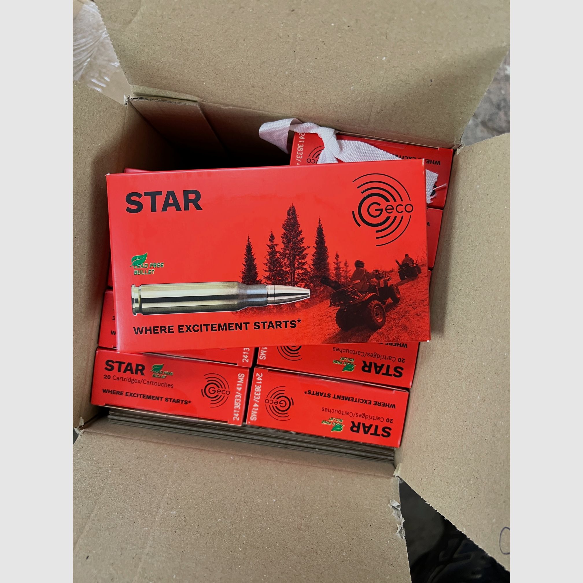 GECO Star .308 Win. Star 10,7g/165grs., Bild 1 von 2