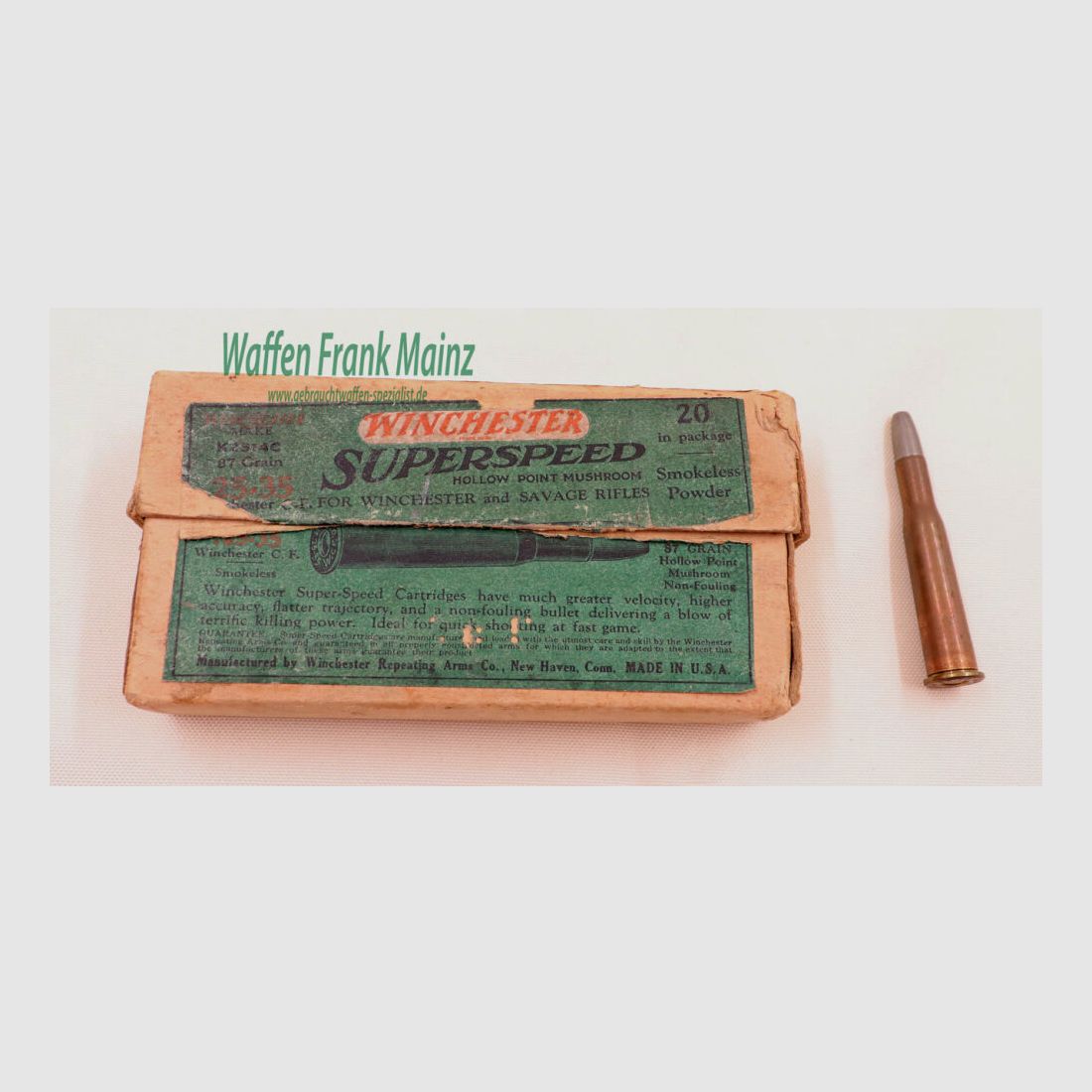 Winchester - USA cartouches de fusil .25-35 Win (6,5x52R)