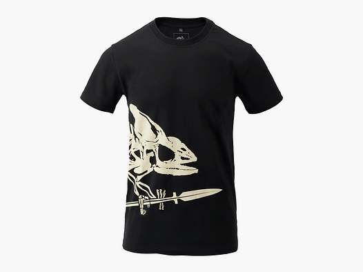 T-SHIRT – HELIKON-TEX – VOLLE KÖRPER-SKELETT | Baumwolle | Schwarz
