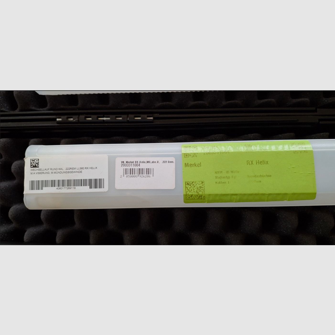 Carabine à répétition Merkel RX Helix avec canon interchangeable