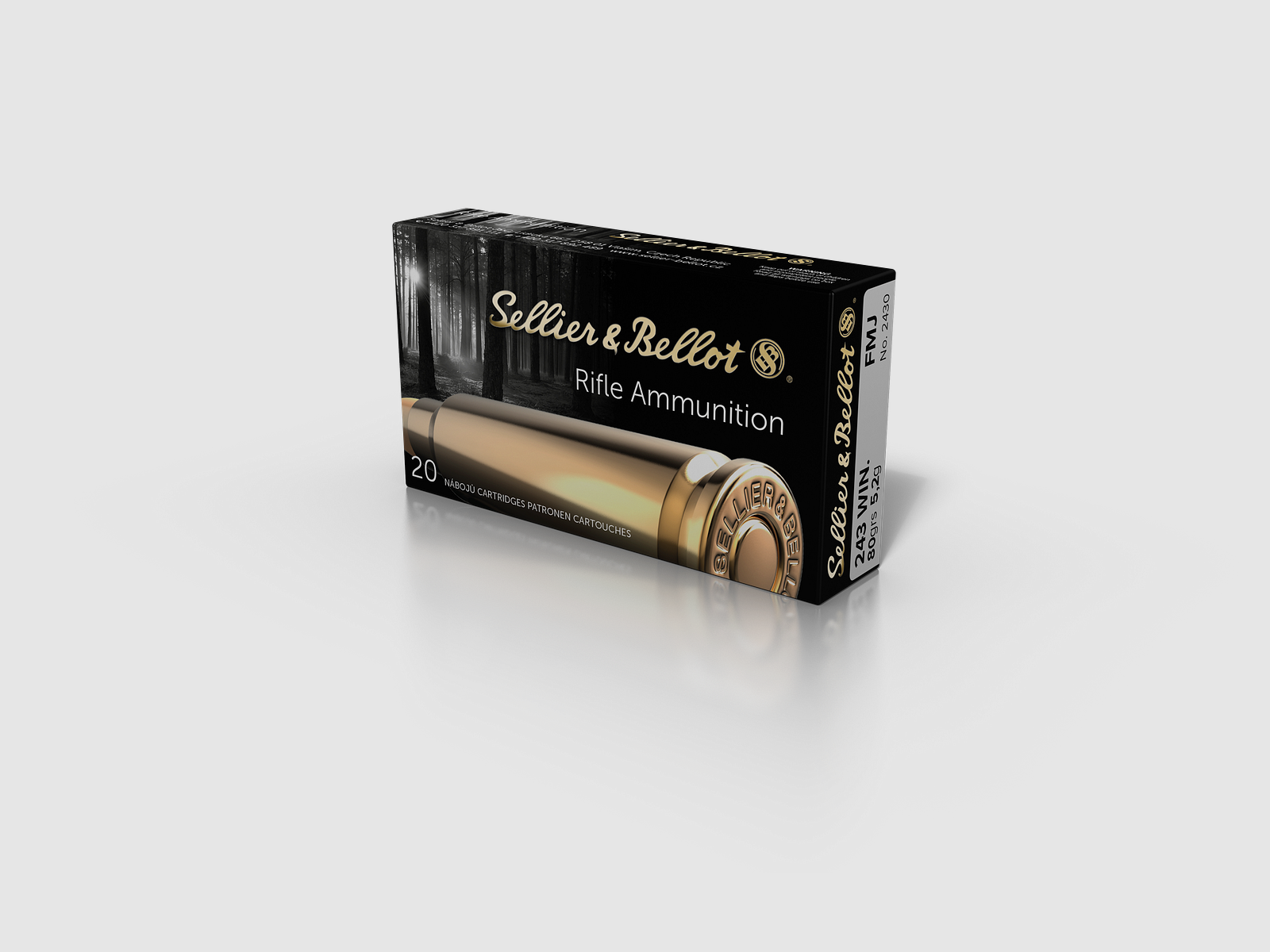 Sellier & Bellot Büchsenmunition .243 Win. 5,1g Full Metal Jacket, Bild 1 von 2