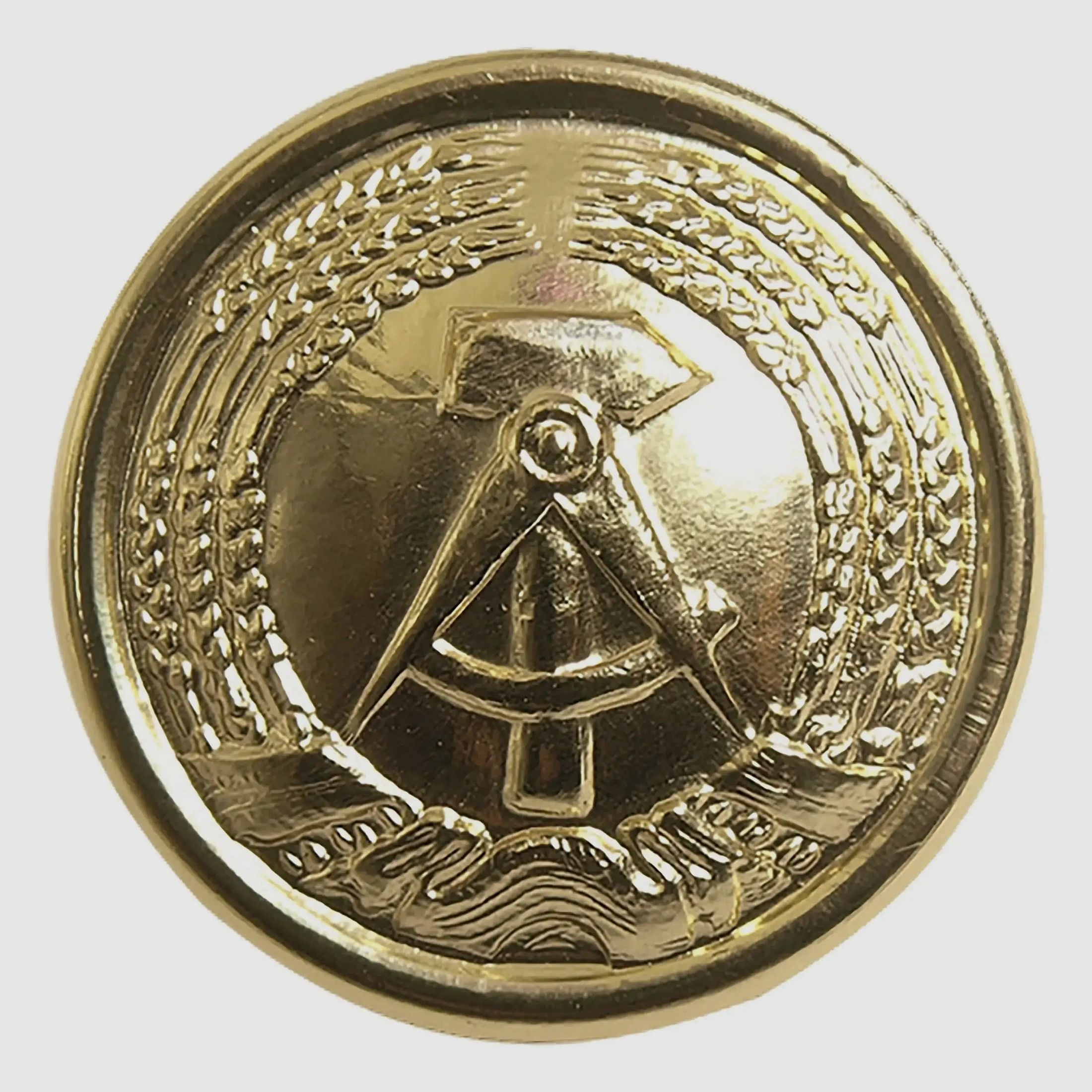 NVA NVA Knopf General 20mm m. Emblem