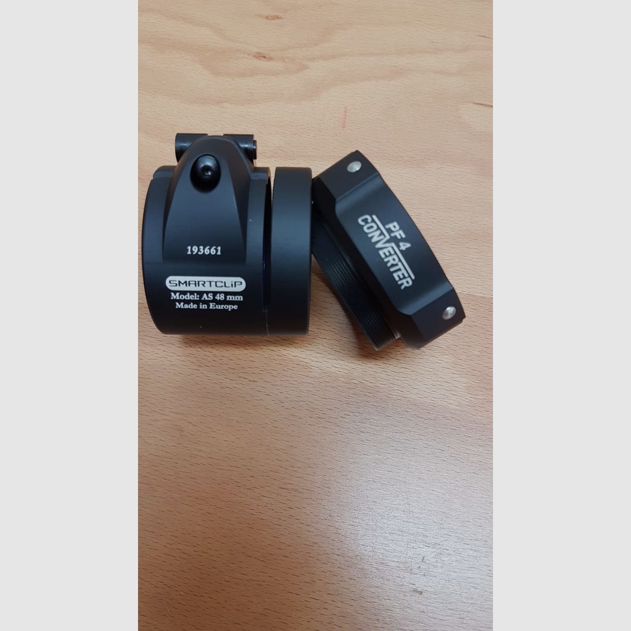 SMARTCLIP PF4 Converter / adattatore di collegamento per Pulsar Forward F(N)135 / F(N)155 / F(N)455 / F(N)455S (4 pin) con filettatura M52x0.75, immagine 1 di 4