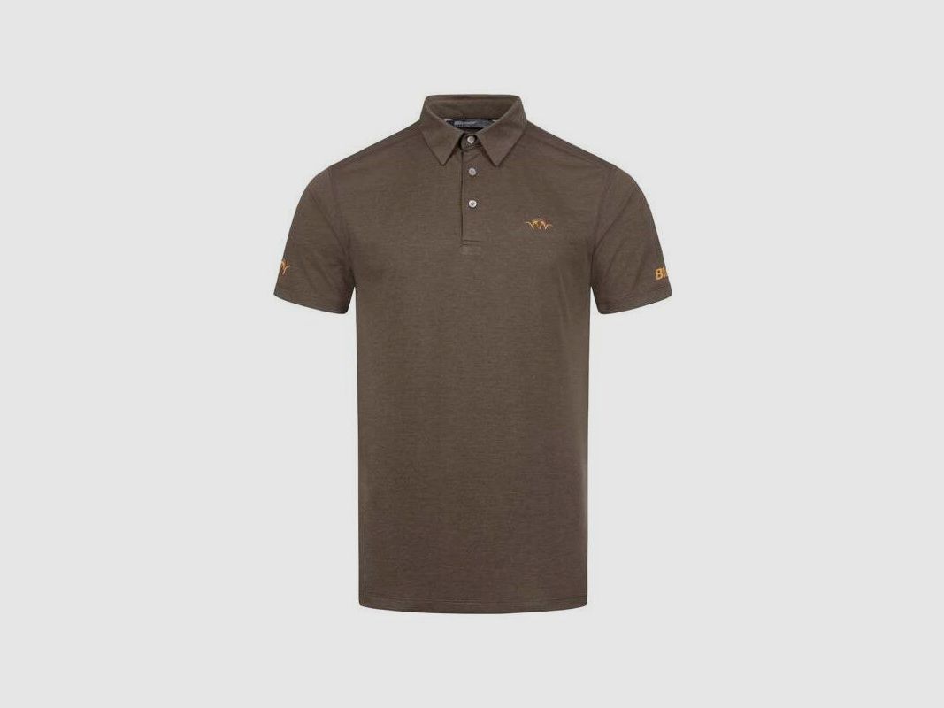 Blaser Herren Competition Polo Shirt dunkelbraun XL