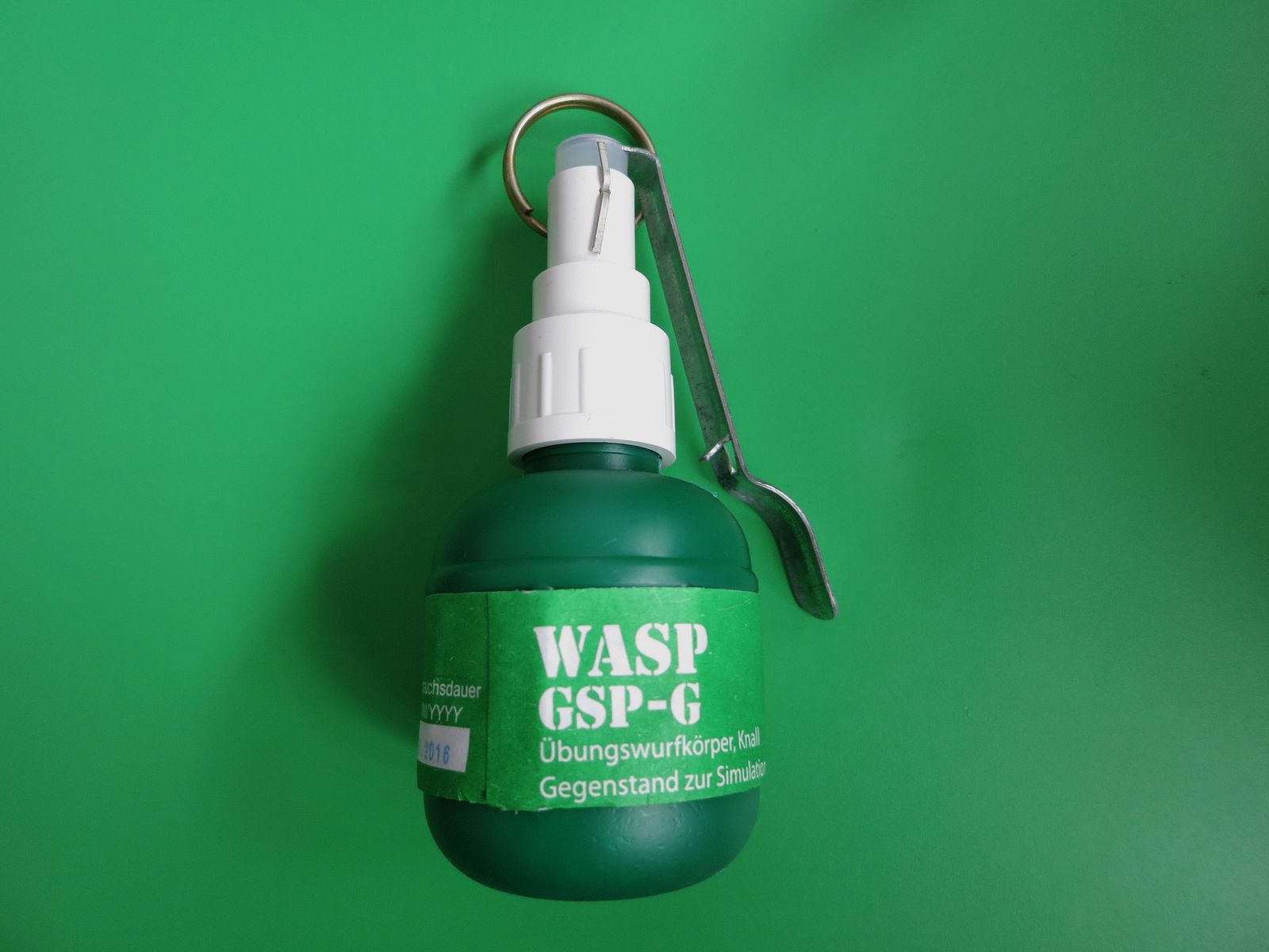 WASP GSP-G Übungsgranate, Übungswurfkörper Knall, Paintball Airsoft