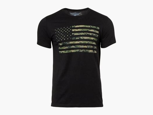 7.62 Design 7.62 Design T-Shirt USMC Woodland Marpat Flag - S Uomini