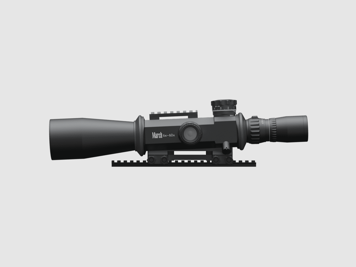 Deon Optical March GENESIS 6x-60x56mm FFP (MIL, Taktisch, Illumi, 0.05MIL verstellbar), Bild 1 von 4