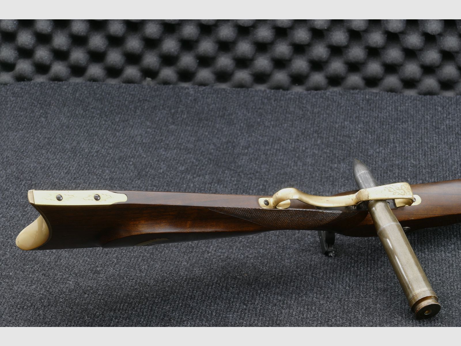 Volrderladergewehr Ardesa Hawken Match Rifle Creedmore - R-3081-C - , .45BlackPowder con diopter, molto curato (12)