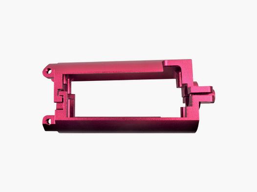 CNC motor cage AK, aluminum, red