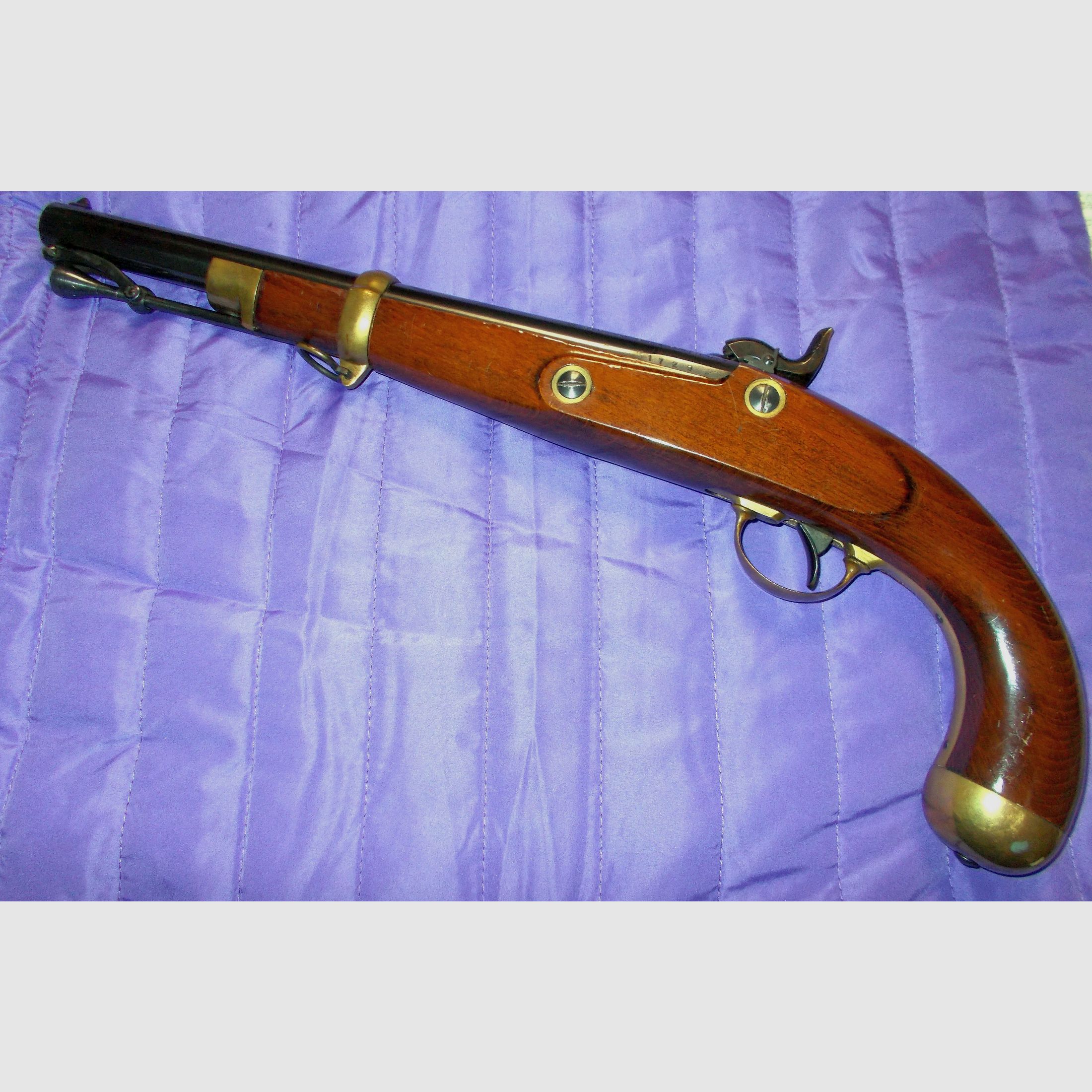 Vorderlader Antonio Zoli Perkussions Pistole US Cavalry / Zouave .58 