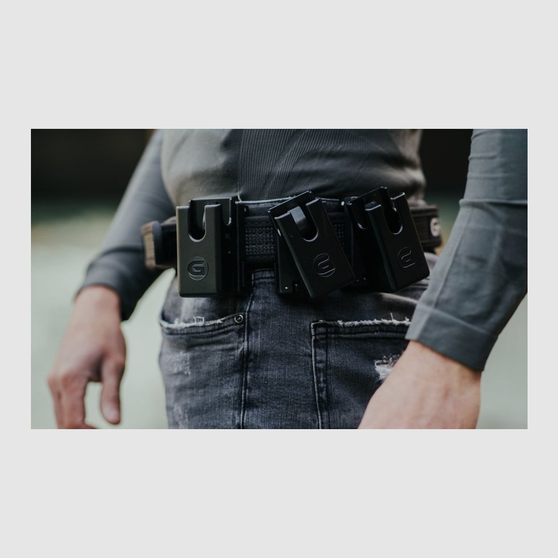 Soporte de revista Ghost 3er SET - Bolsa de revista - IPSC Speedmag Multilock revista Glock SigSauer PCC
