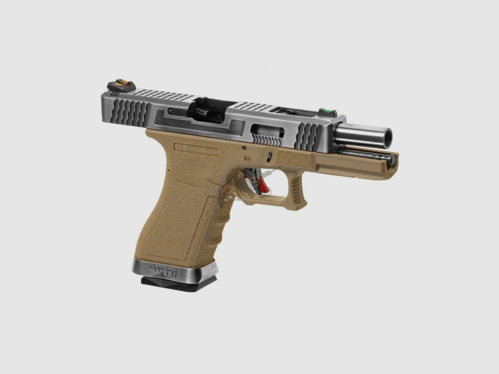 WE Custom 17 Wersja Metalowa Dual Tone Desert GBB -F-, zdjęcie 3 z 9