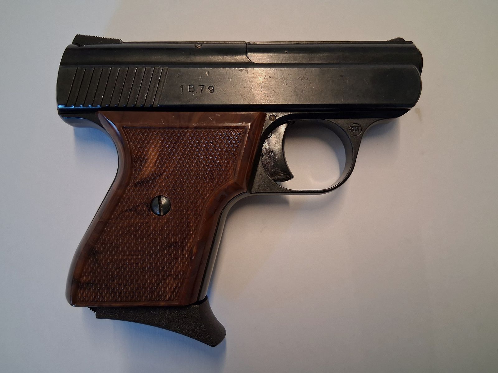 Kolekcjonerzy, uwaga!!! Rarytas!!! Rhöner SM 15-9 kal. 9 mm P.A.K. PTB-748, magazynek zapasowy, stan TOP