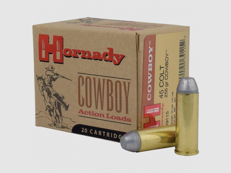 Hornady Custom .45 Colt LFN 255 grs Revolverpatronen