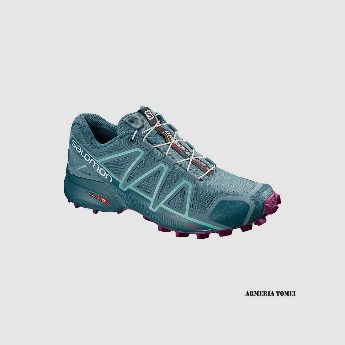 SALOMON – FEMME – SPEEDCROSS 4W Bluestone/Mallard Blue/Dark Purple, image 1 sur 4