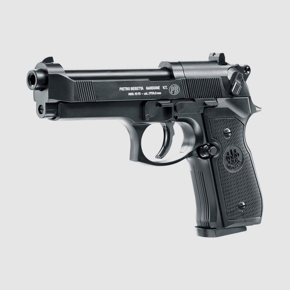 Beretta 92 FS CO2 Pistole 4,5 mm Diabolo brüniert
