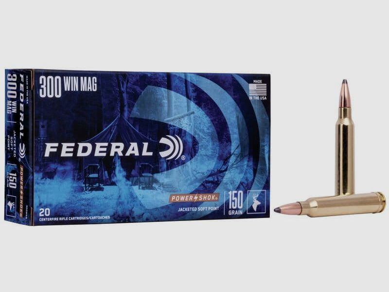 Federal Power-Shok Soft Point Cal. 300 Win Mag. 150 grs. 20 pezzi