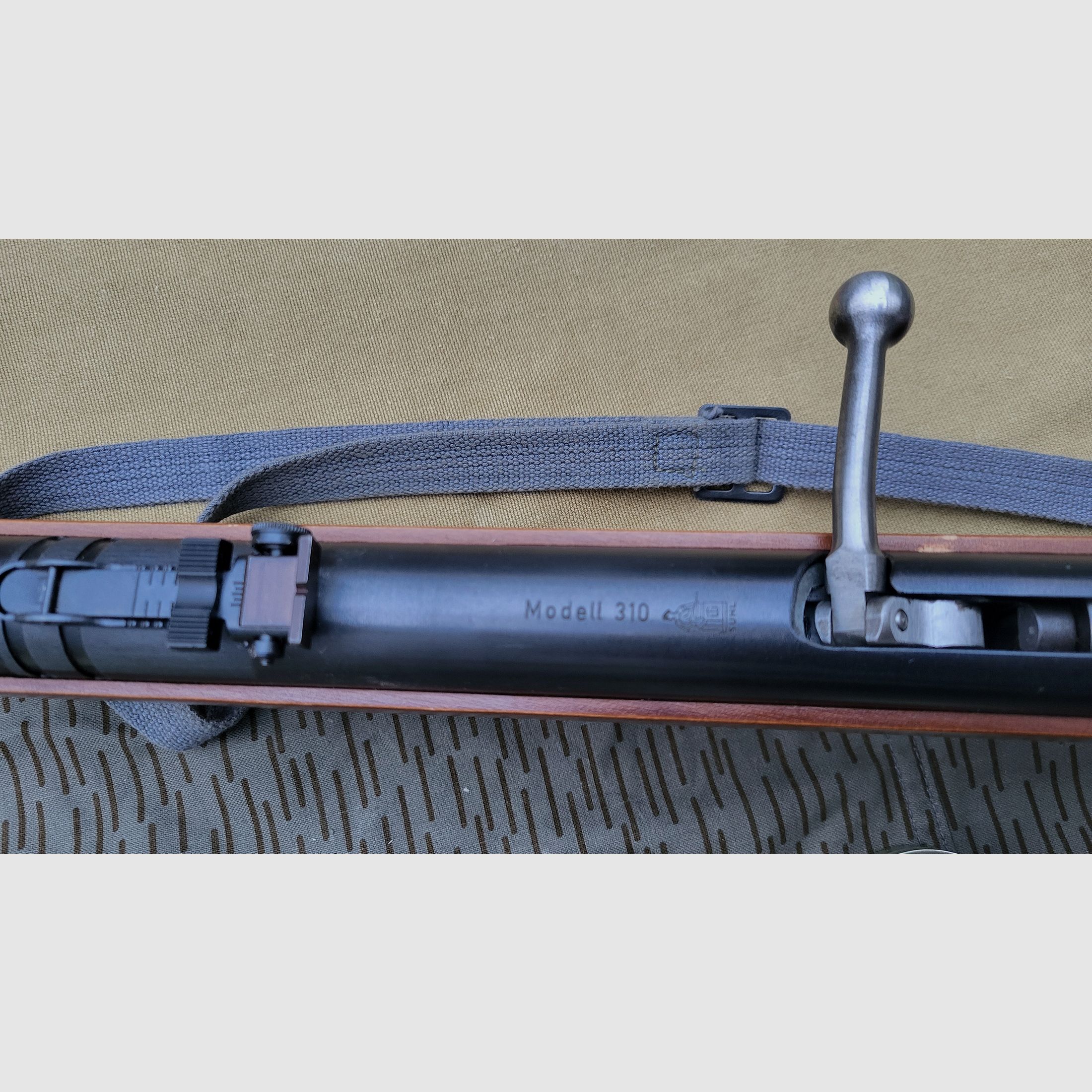 DDR Luftgewehr mit Magazin Haenel 310-4 mit Tasche