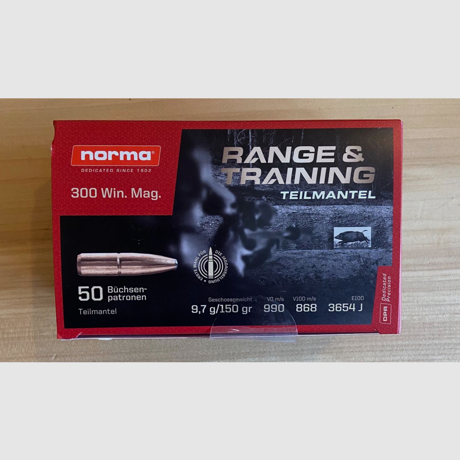 Norma Range & Training Kal. 300 WinMag - 9,7g / 150gr