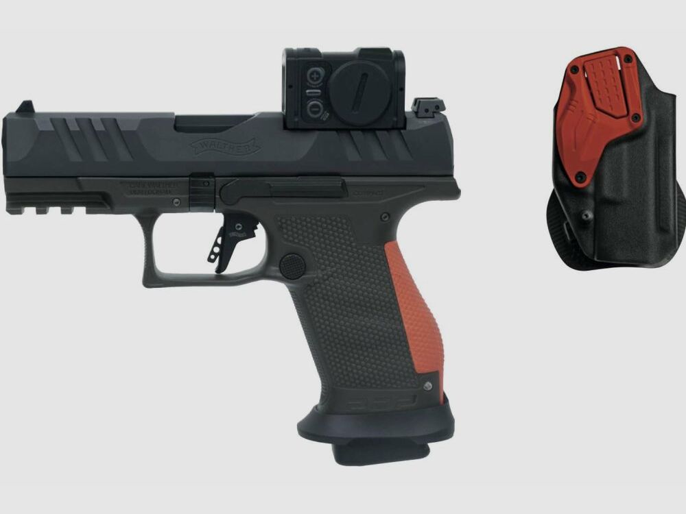 WALTHER PDP Hunter Pro Compact 4“ Set mit Aimpoint Acro und Holster 9mmLuger
