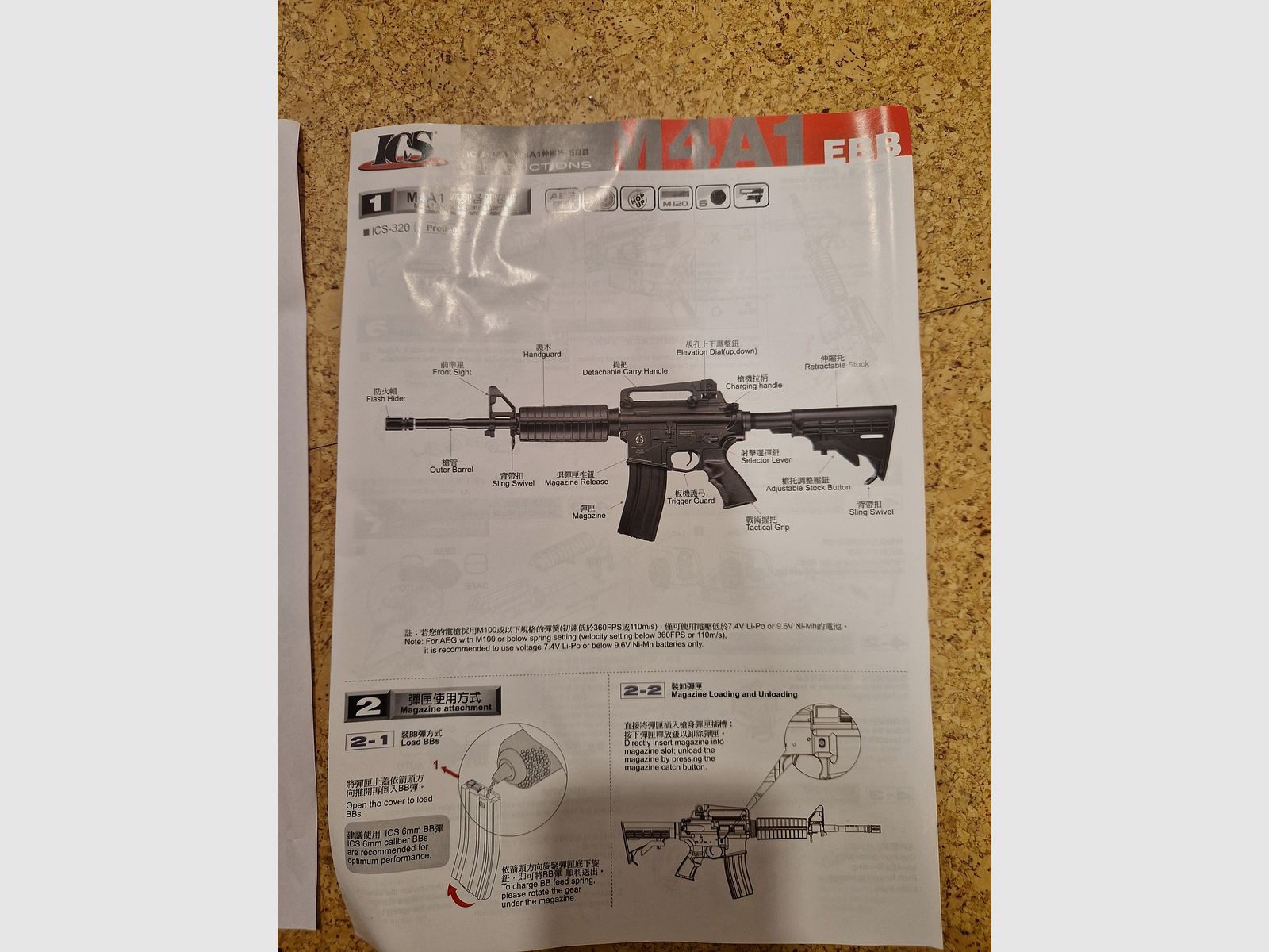 ICS-320 M4A1 SAEG