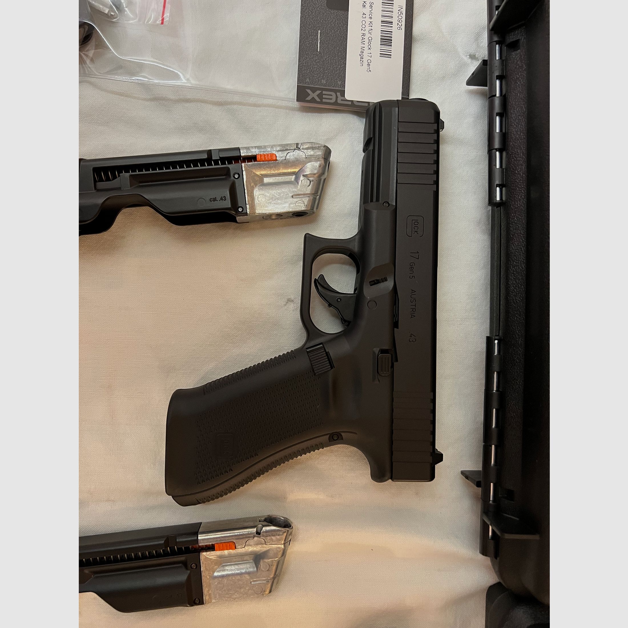 Umarex VFC Glock 17 Gen.5 T4E CO2-RAM pistol caliber .43 new NP 300€