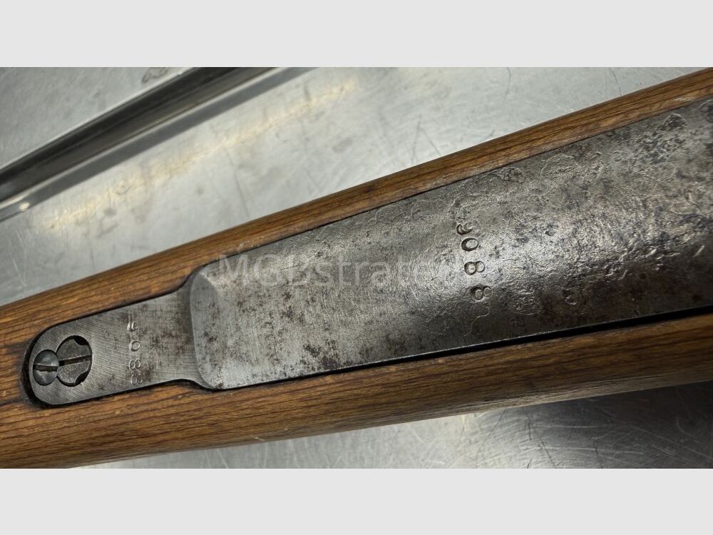 K98k DOU42 – 1942 – nummerngleich ohne Beschuss Herstellercode DOU42 steht für die Waffenwerke Brünn AG, Bild 7 von 10