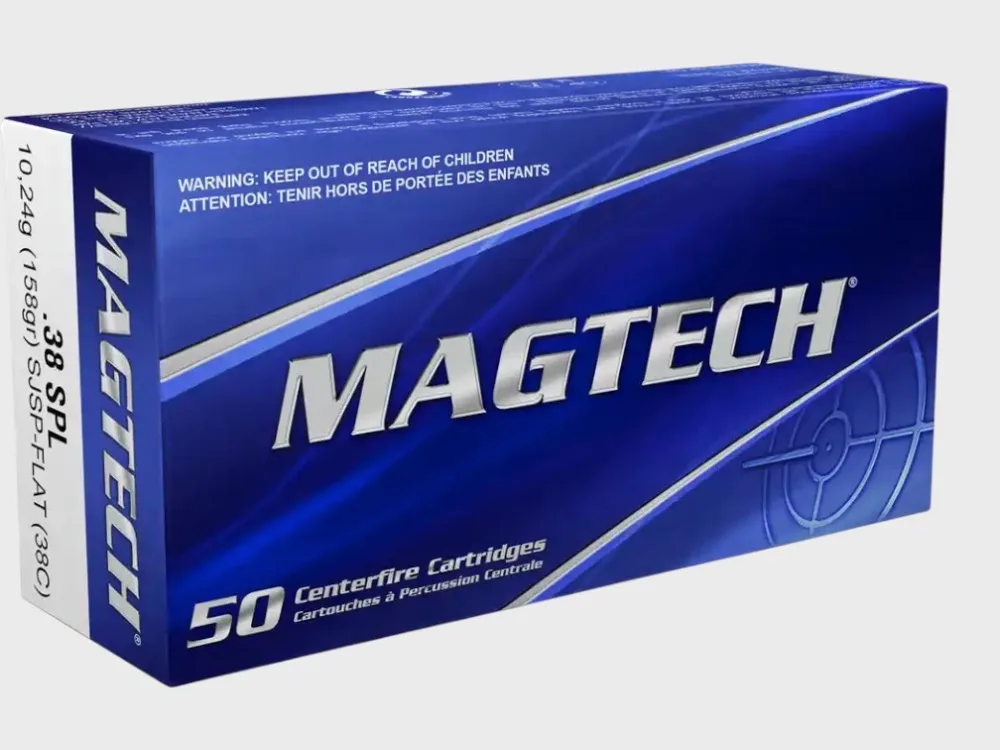 Munition Magtech .38 Special SJSP 158grs. / 1000 Stk.