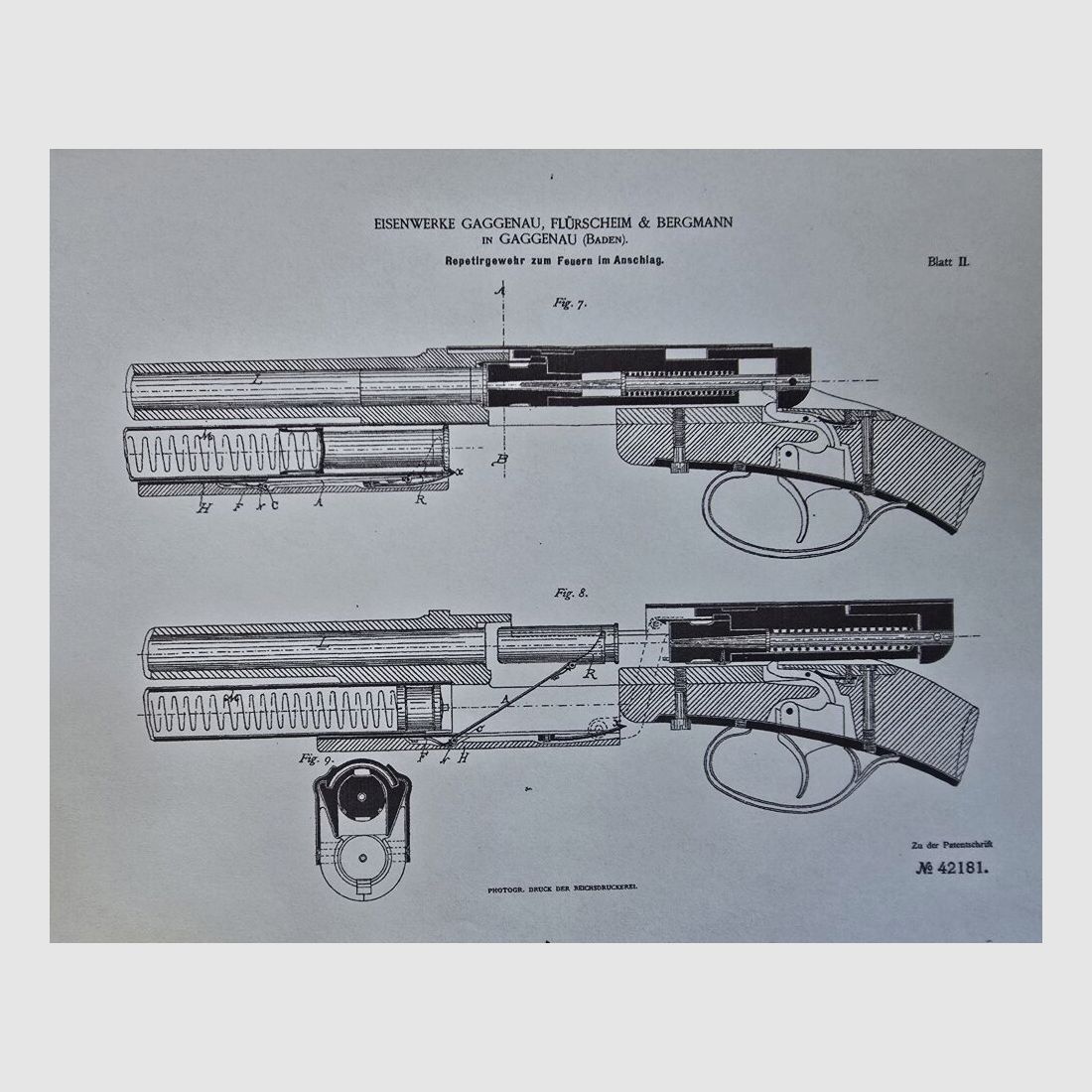 Bergmann Patent 26.April 1887