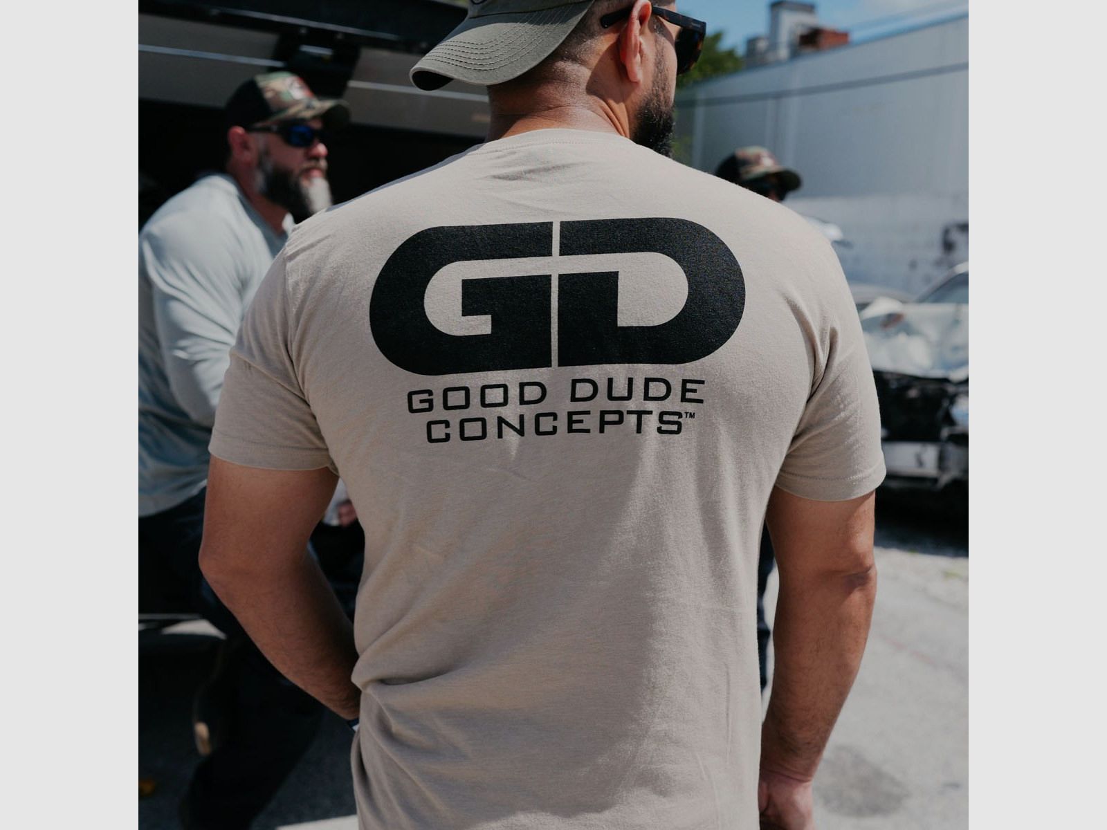 Good Dude Concepts – T-shirt à manches courtes – Tan – L, image 4 sur 5