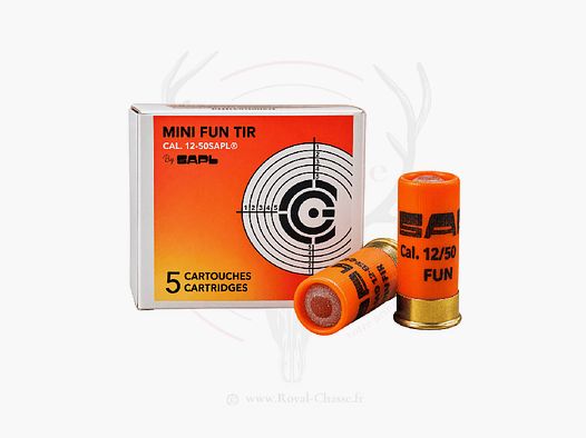 5 cartucce MINI FUN TIR cal.12/50 SAPL