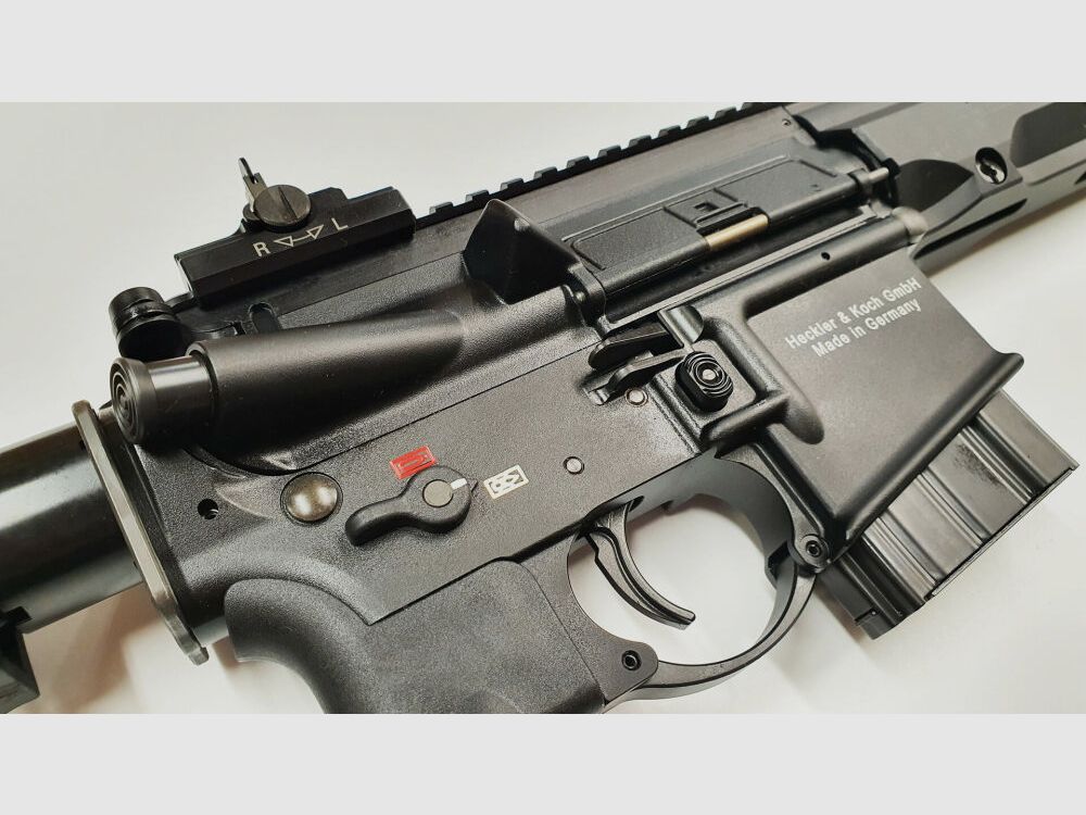 Heckler & Koch Heckler & Koch MR223 A3 Slimline 11" SPORT Special Edition, Zwart .223Rem Zwart BKA-Bescheid