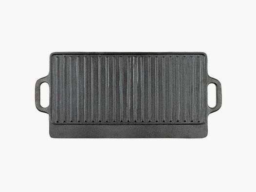 Fox Outdoor Grillplatte Gusseisen mit Griffen