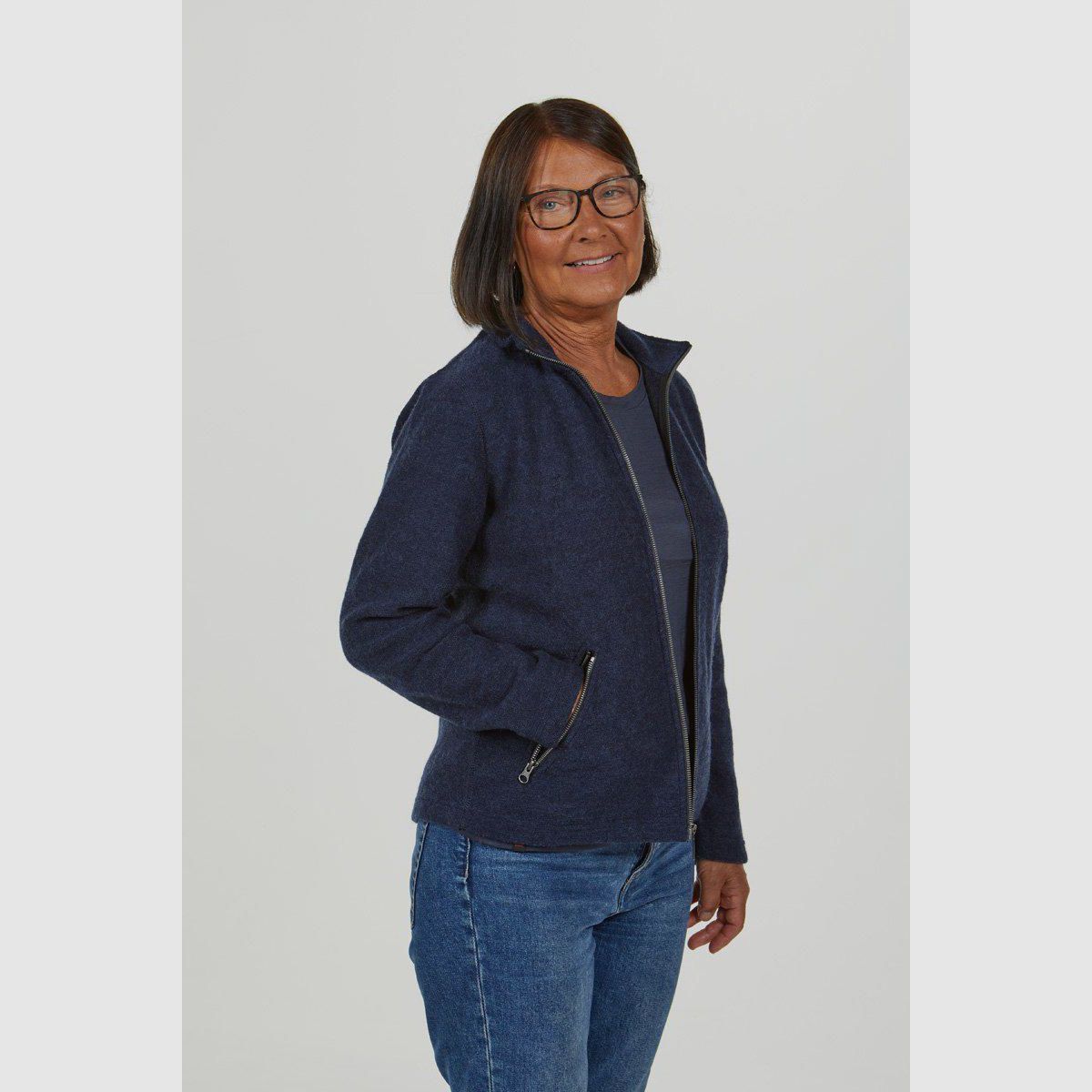 IVANHOE Bella Ful Zip Ciemny Fioletowy