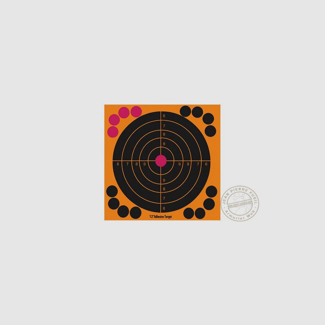 POWAIR - Set mit 10 reaktiven Zielen SPLASH 30 x 30 cm - Orange