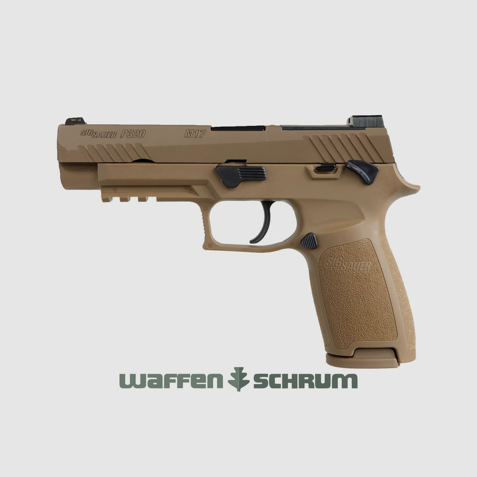 SIG-Sauer P320 M17 Coyote PVD-Beschichtung