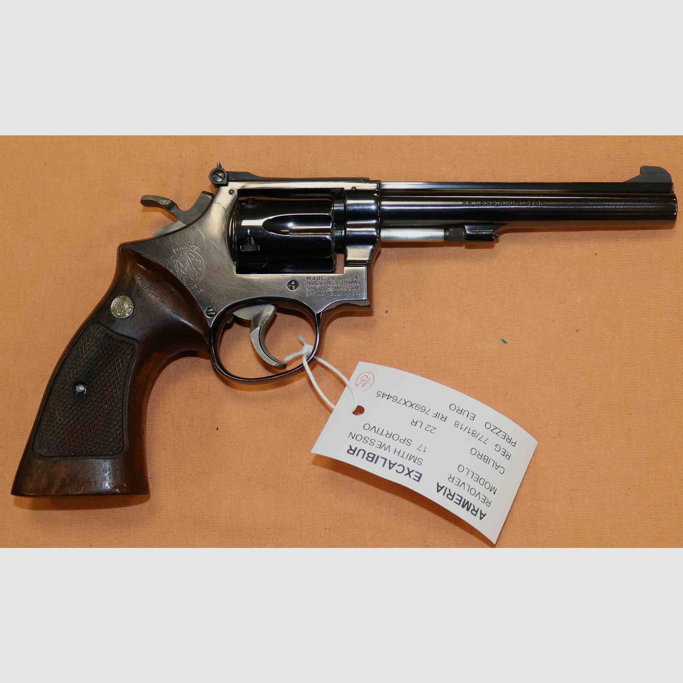 Smith & Wesson Model K17 .22LR Sport Revolver, image 4 of 8