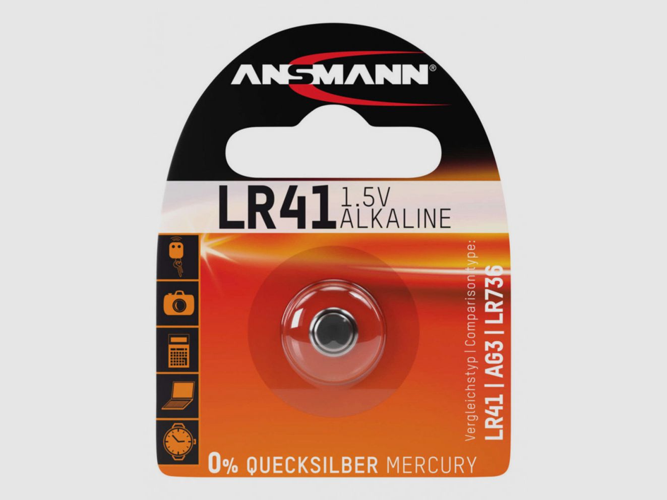 Alkaline-Batterie LR41 - 1,5 Volt - Ansmann, Bild 2 von 2