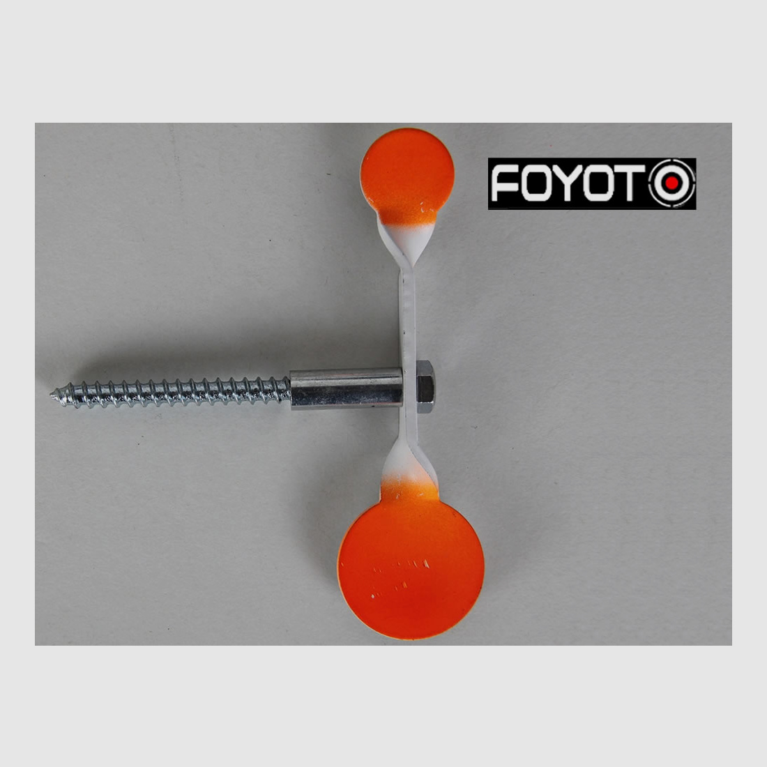 Luftgewehr Zielanlage Rotate Target Pendelscheibe mit Befestigungsschraube 25 und 40 mm TrefferflĂ¤che