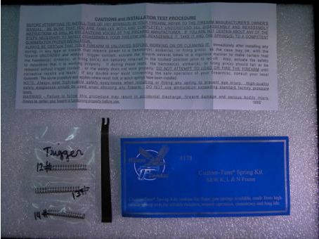 Conjunto de resortes de ajuste personalizado Wilson para revólver S&W