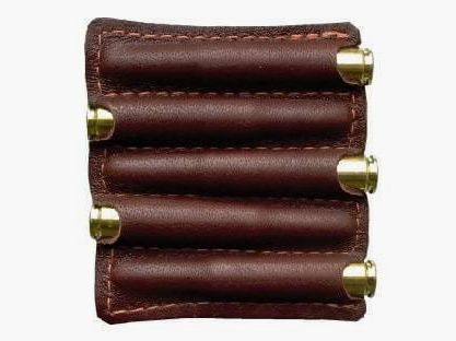 AKAH estuche de cuero para 5 cartuchos de bala