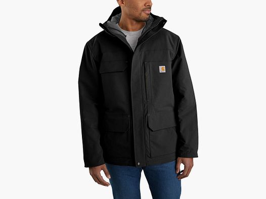 Carhartt Super Dux Bonded Chore Jacket Men Black M