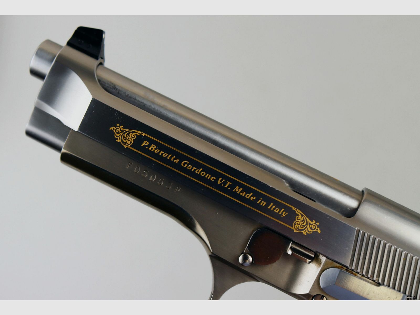 Pistola Beretta mod. 98 FS Stainless Golden cal. 9×21 matr. F05053P, immagine 15 di 21