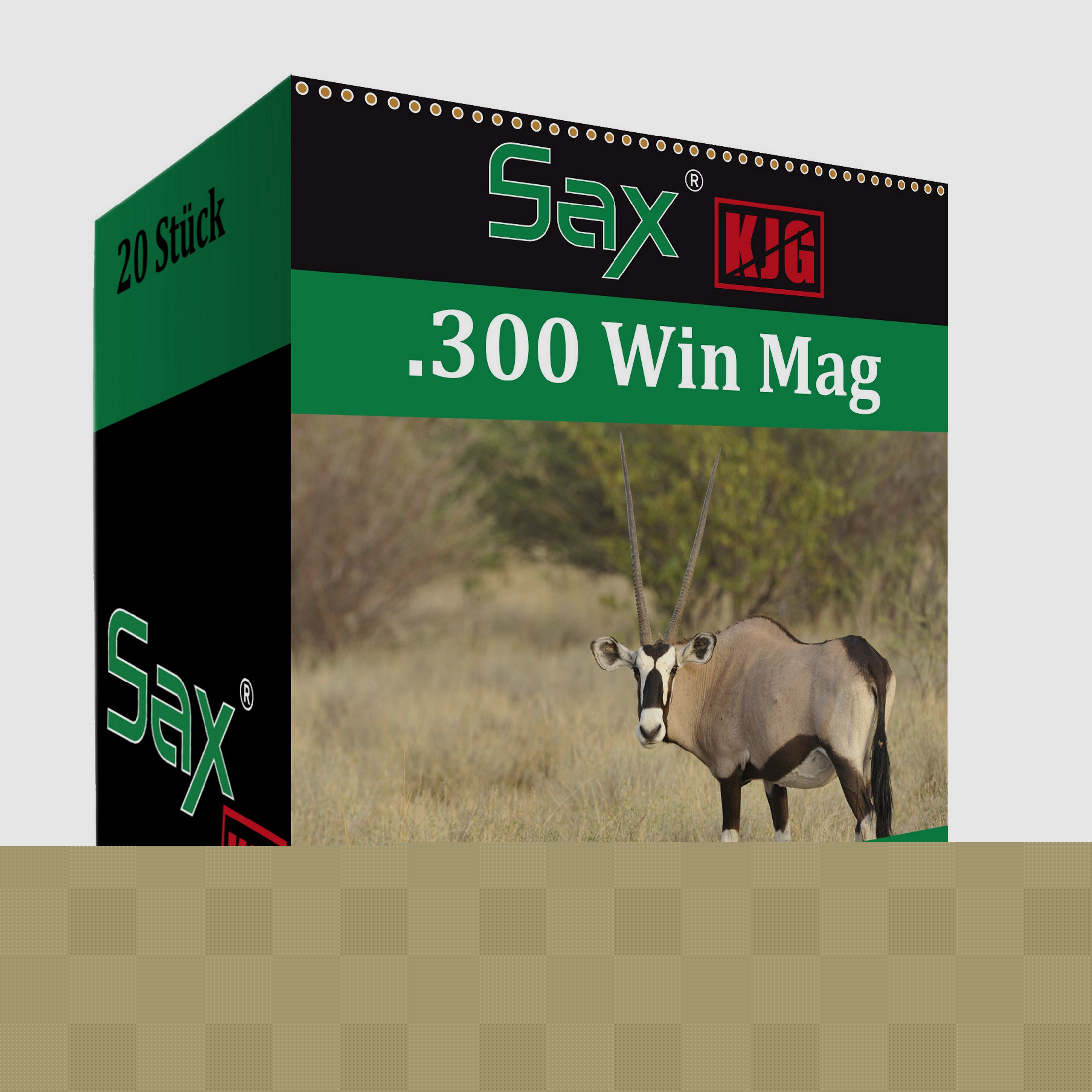 Cartouches de fusil Sax KJG-SR .300 Win. Mag. 124 grains