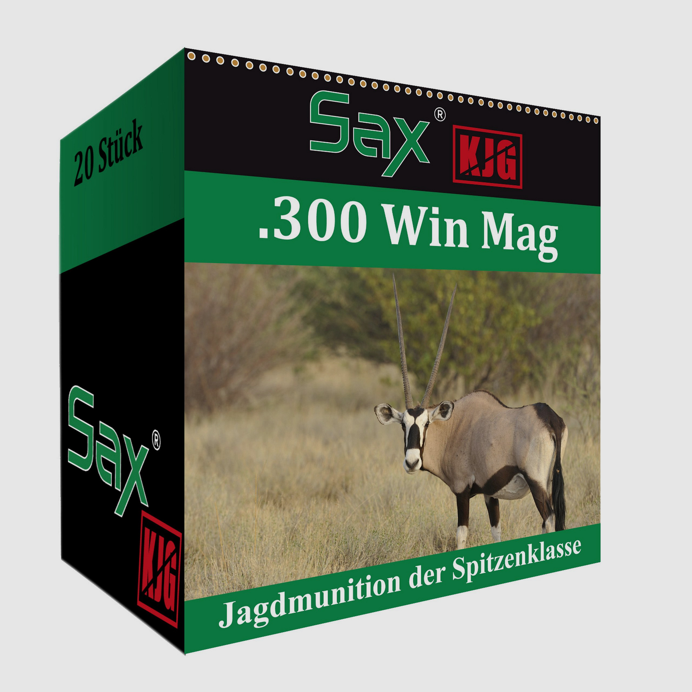 Sax cartucce per fucile KJG-SR .300 Win. Mag. 124 grains