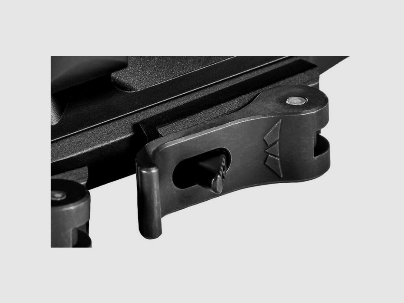 Montage Warne QD X-SKEL - monobloc 34mm Weaver Noir