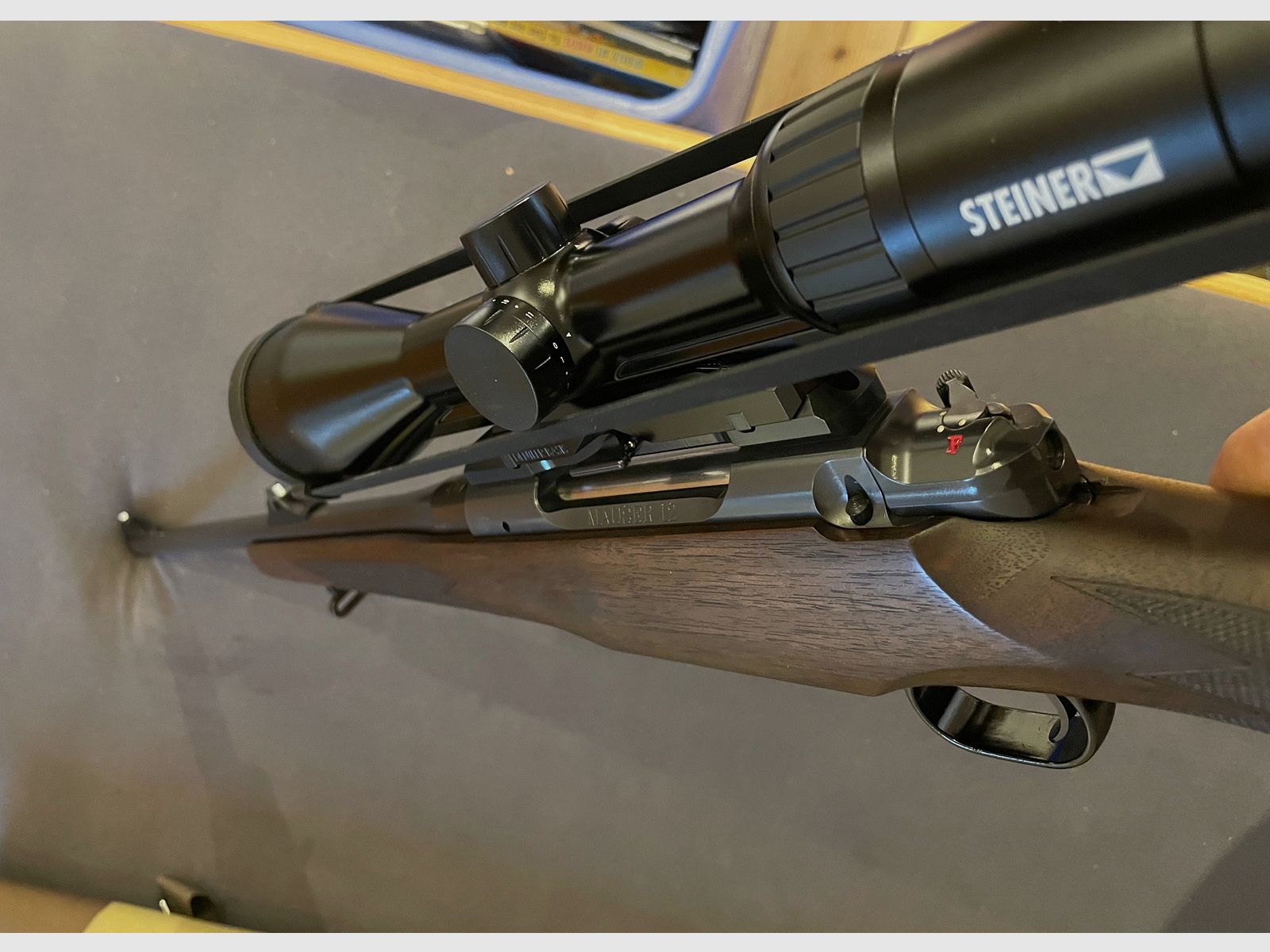 Mauser M12 + Steiner Ranger 4+ ammunition + case
